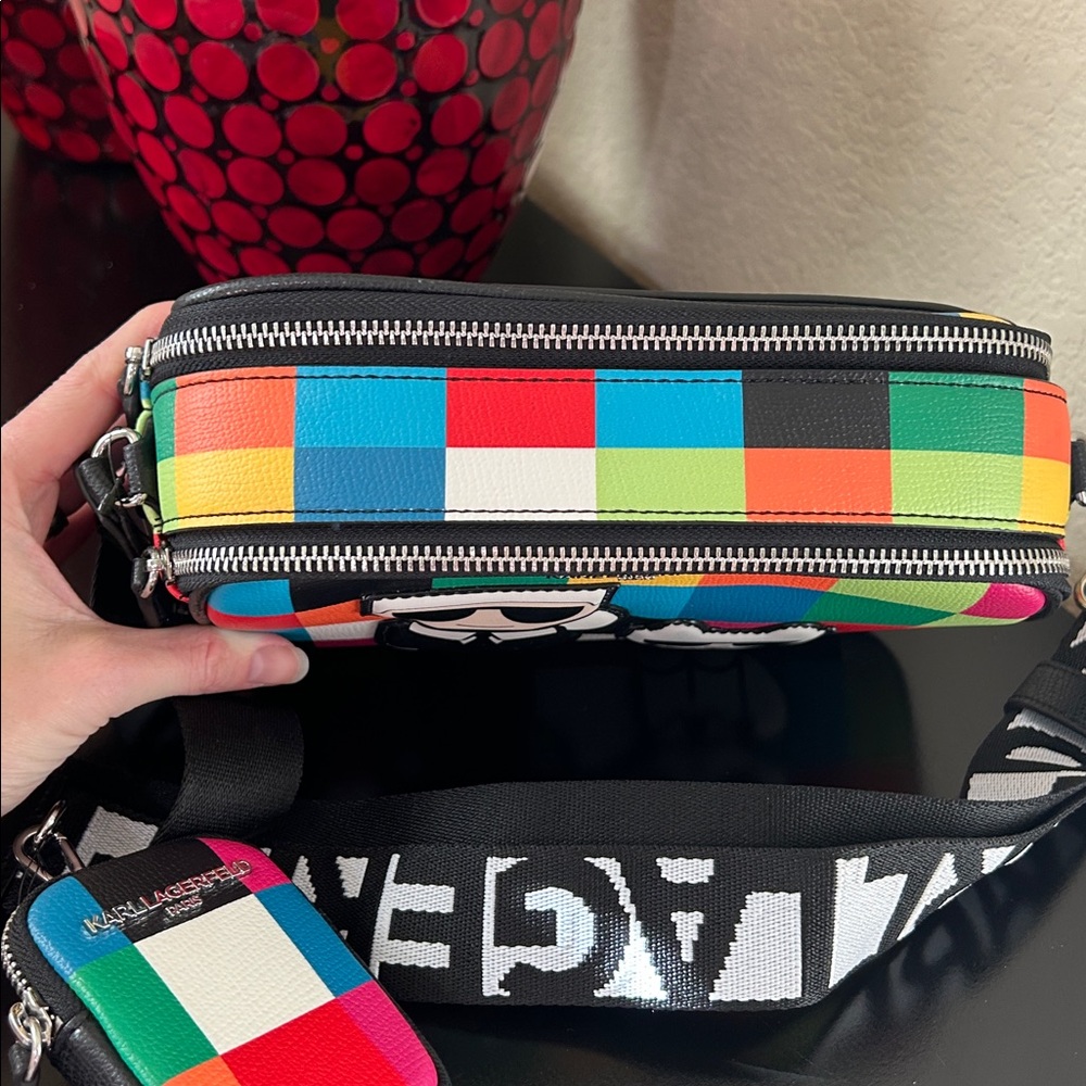 KARL LAGERFELD PARIS Maybelle Crossbody NWT - Picture 8 of 17